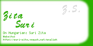 zita suri business card